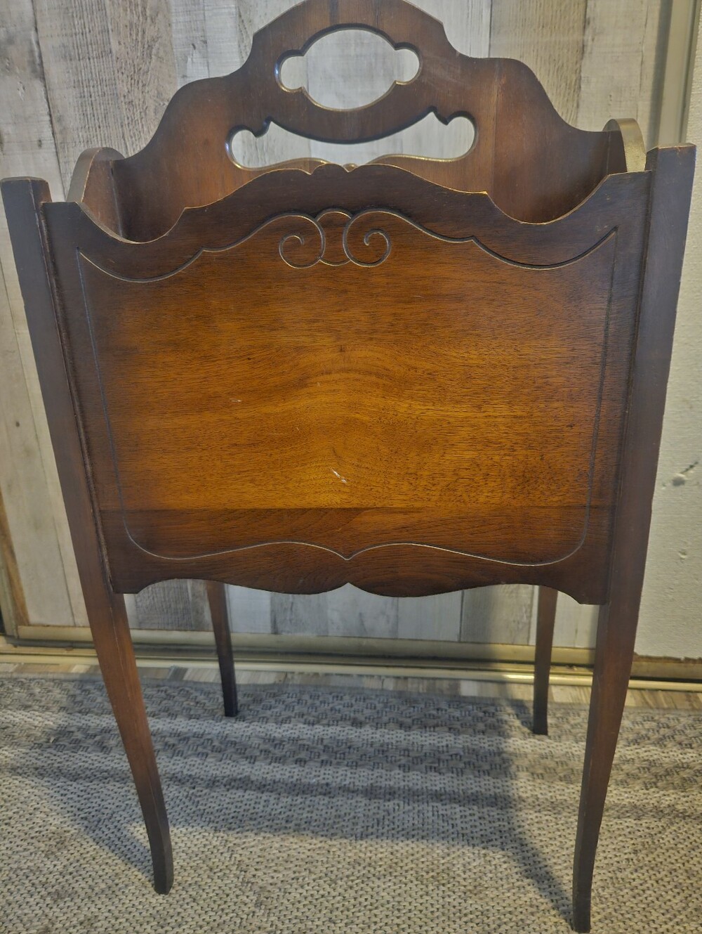 Vintage Gibbard Solid Walnut Book Stand 1930-1950s
